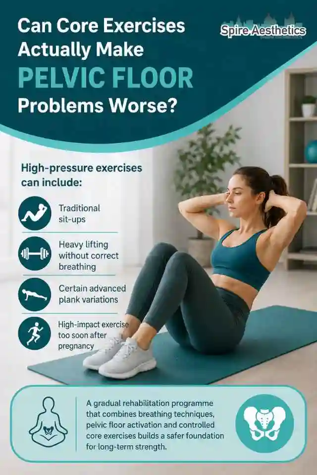 Can Strengthening Your Core Alone Actually Make Pelvic Floor Problems Worse Teddington?